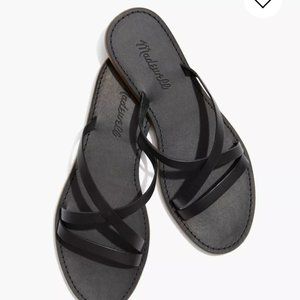 Madewell The Boardwalk Skinny-Strap Slide Sandal